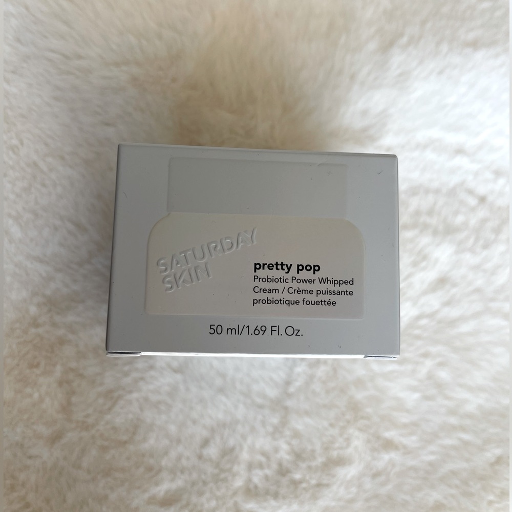 Saturday Skin Pretty Pop Prebiotics and Probiotics whipped Moisturizing cream